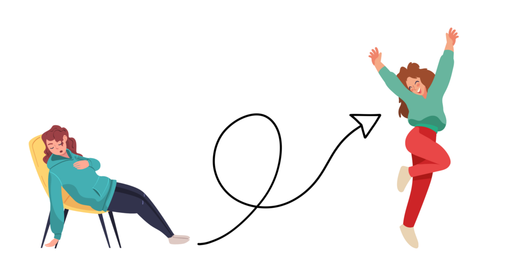 raus aus der Erschöpfung rein in die Energie